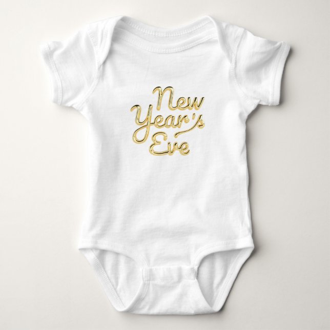 Silvester Baby Strampler (Vorderseite)
