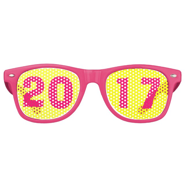 Silvester-Brille 2017 Sonnenbrille (Vorderseite)