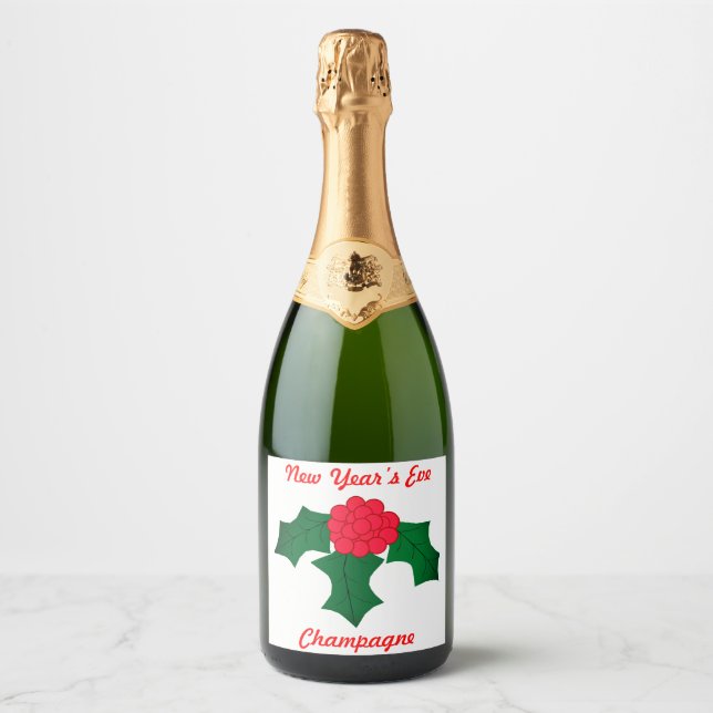 Silvester Champagner-Set (Vorderseite)