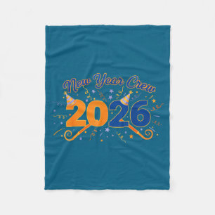 Silvester-Crew 2026 Feuerwerksfeier Fleecedecke