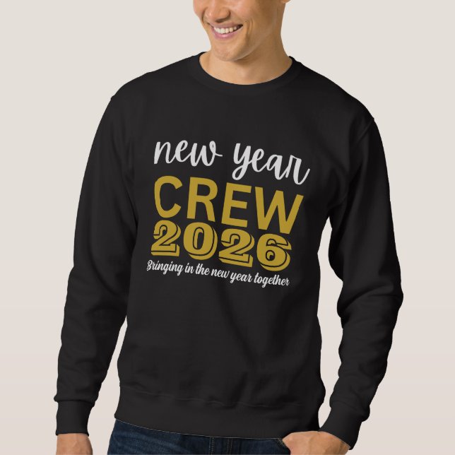 Silvester-Crew 2026 Sweatshirt (Vorderseite)