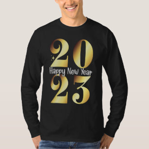 Silvester Feuerwerk NYE Feierlichkeiten Glück Neu T-Shirt