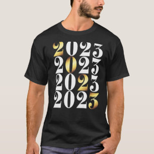 Silvester Feuerwerk NYE Feierlichkeiten Glück Neu T-Shirt