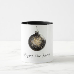Silvester-Feuerwerkskugel Tasse