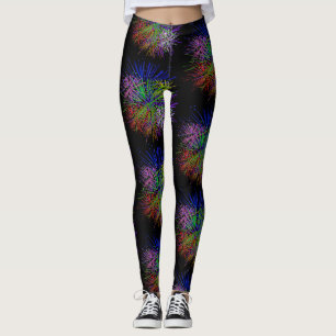 Silvester Fireworks Holiday Party Leggings