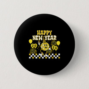 Silvester Hallo 2026 Frohes Neues Jahr 2026 Disc Button