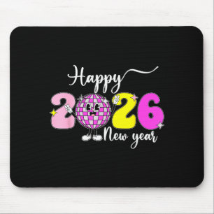 Silvester Hallo 2026 Frohes Neues Jahr 2026 Disc Mousepad
