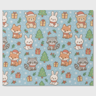 Silvester im Wald Geschenkpapier