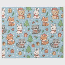 Silvester im Wald Geschenkpapier