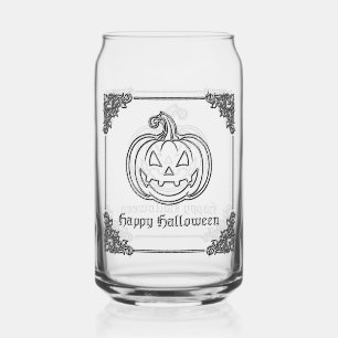 Silvester-Kürbis Halloween Dosenglas