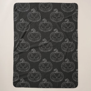Silvester-Kürbis-Halloween Sherpadecke
