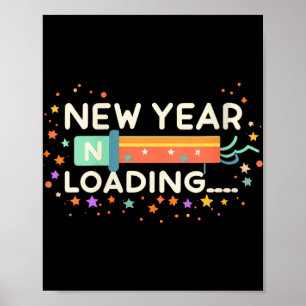 Silvester lädt zum Winterurlaubsgruß Fest Poster