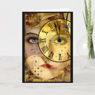 Silvester Mitternacht Karte