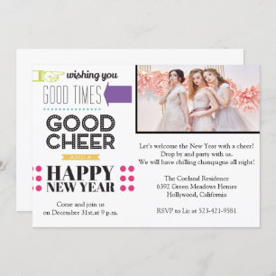 Silvester Night Party Einladung