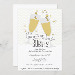 Silvester Night Party Einladung
