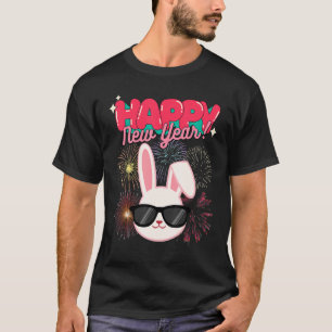 Silvester Party 2023 Frohes neues Jahr des Rab T-Shirt