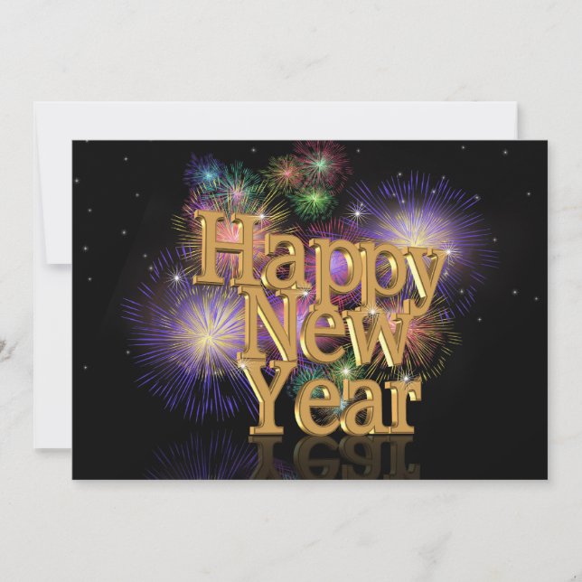 Silvester-Party Einladung (Vorderseite)