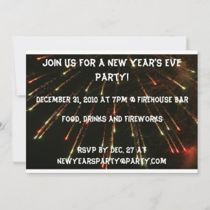 Silvester-Party Einladung