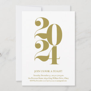 Silvester-Party Einladung 2024