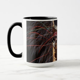 Silvester Party Hunde Fireworks Combo-Tasse Tasse