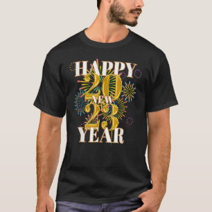 Silvester Party liefert 2023 glückliches neues Jah T-Shirt