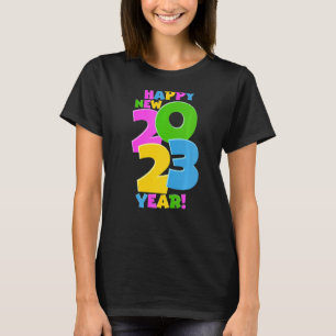 Silvester Party liefert glücklich Neues Jahr 2023  T-Shirt
