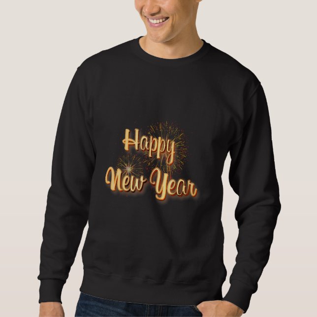 Silvester Party liefert NYE 2023 Happy New Ye Sweatshirt (Vorderseite)