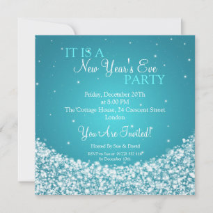 Silvester Party Night Sparkasse Einladung