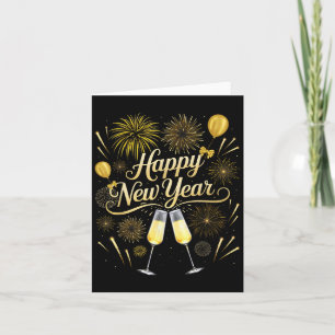 Silvester Party Nye Matching Family Happy Neu Karte