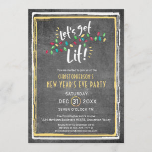 Silvesterabend: LIT-Party Einladung