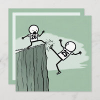 Silvesterabend-Party-Strichmännchen