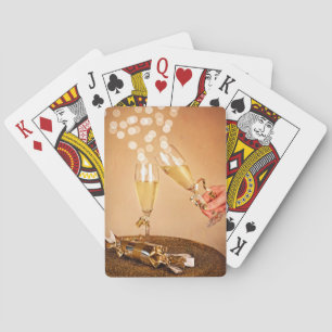 Silvesterabend-Spielkarten Spielkarten