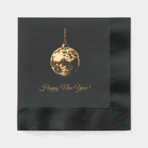 Silvesterball Servietten Mit Folie