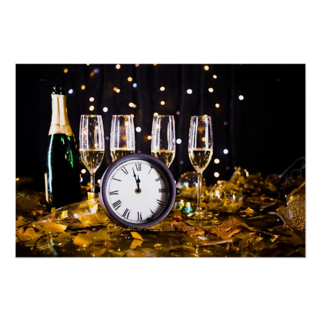 Silvesterfeier SlipperyJoe's Champagner Poster (Vorderseite)