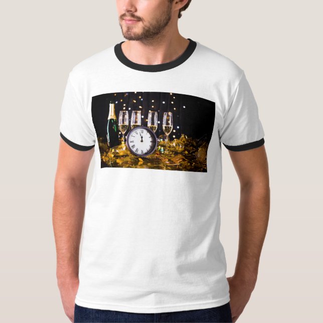 Silvesterfeier SlipperyJoe's Champagner T-Shirt (Vorderseite)
