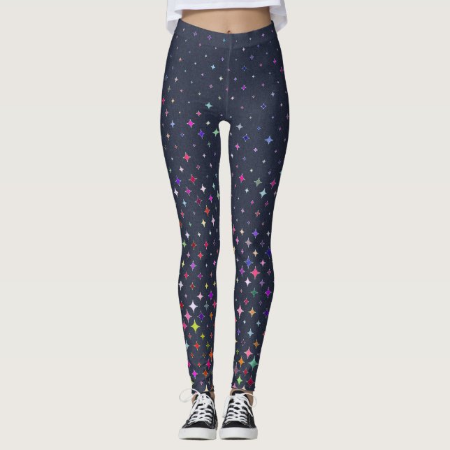 Silvesterfeuerwerke Leggings (Vorderseite)