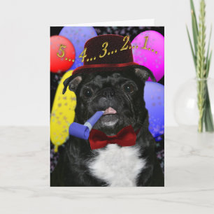 Silvesterkarte Feiertagskarte