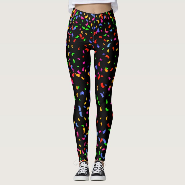 Silvesterkonfetti Leggings (Vorderseite)