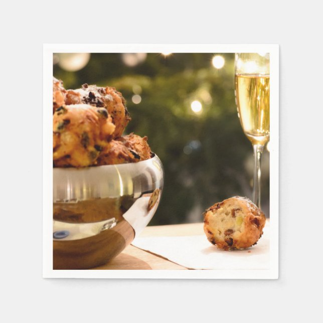 Silvesternapkins Serviette (Vorderseite)