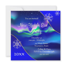 Silvesterparty 2020 mit Nordlichtern