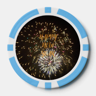 Silvesterparty-Dekoration / Gefallenheit - Feuerwe Pokerchips