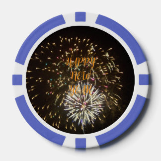 Silvesterparty-Dekoration / Gefallenheit - Feuerwe Pokerchips