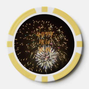Silvesterparty-Dekoration / Gefallenheit - Feuerwe Pokerchips