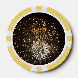 Silvesterparty-Dekoration / Gefallenheit - Feuerwe Pokerchips