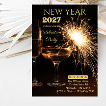 Silvesterparty-Einladung 2027