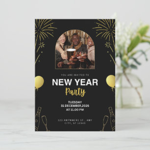 Silvesterparty-Einladung Einladung