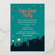 Silvesterparty im Mid-Century-Modern-Stil
