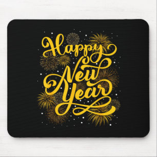 Silvesterparty mit Feuerwerk zum Neujahr 2026 Mousepad