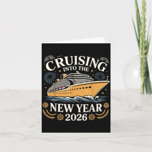 Silvesterparty-Urlaub-Shirt 2026 Karte