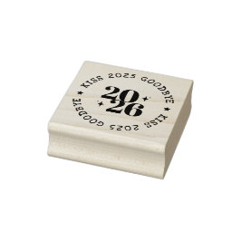 Silvesterparty Verabschiede das Jahr auf Gold Gummistempel